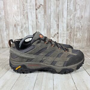 Merrell Moab 3 Women's Hiking Shoes Grey Orange Vibram Sole Sz 8.5